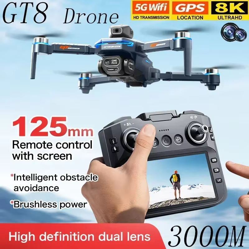 Jjrc Drone X12 - Drone GT8 Layar 4,3 inci, Hindar