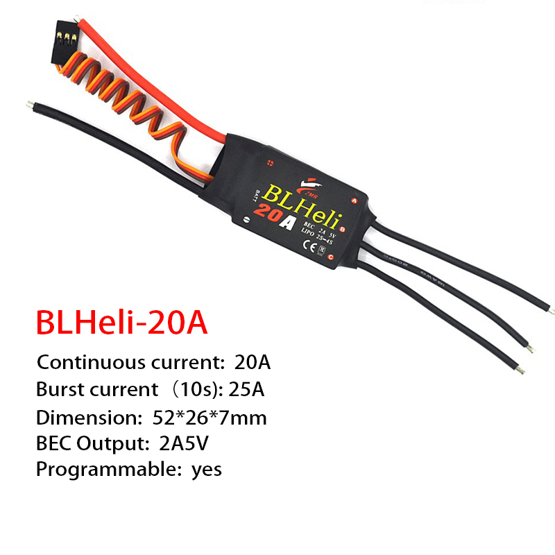 1-3 buah Brushless ESC BLHeli  - Drone Rc Toy ulasan dan harga
