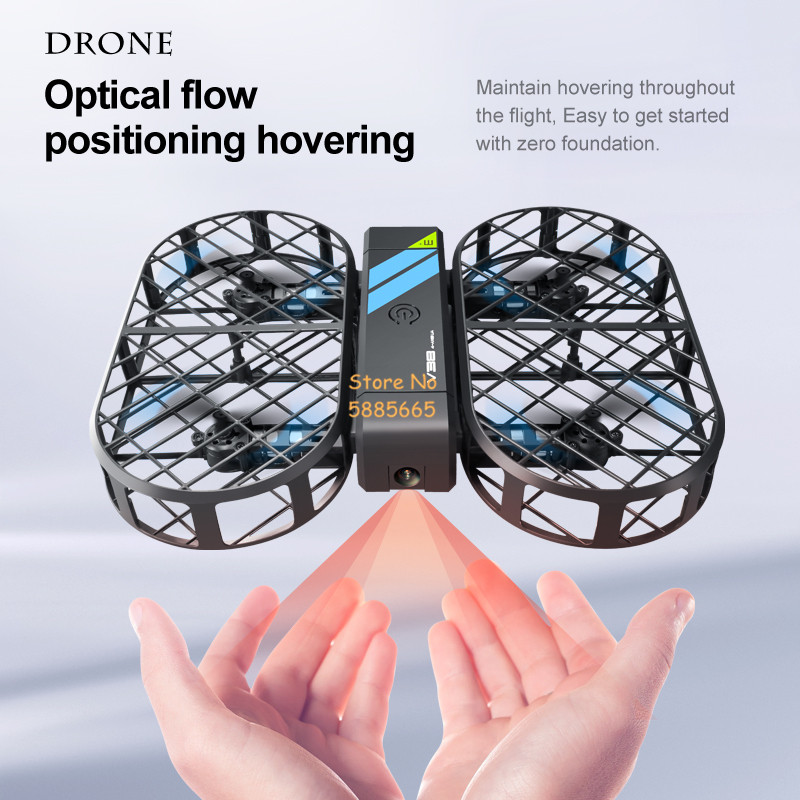 Kamera HD 8K 360 °   Perlindun - Drone Ae Rc ulasan dan harga