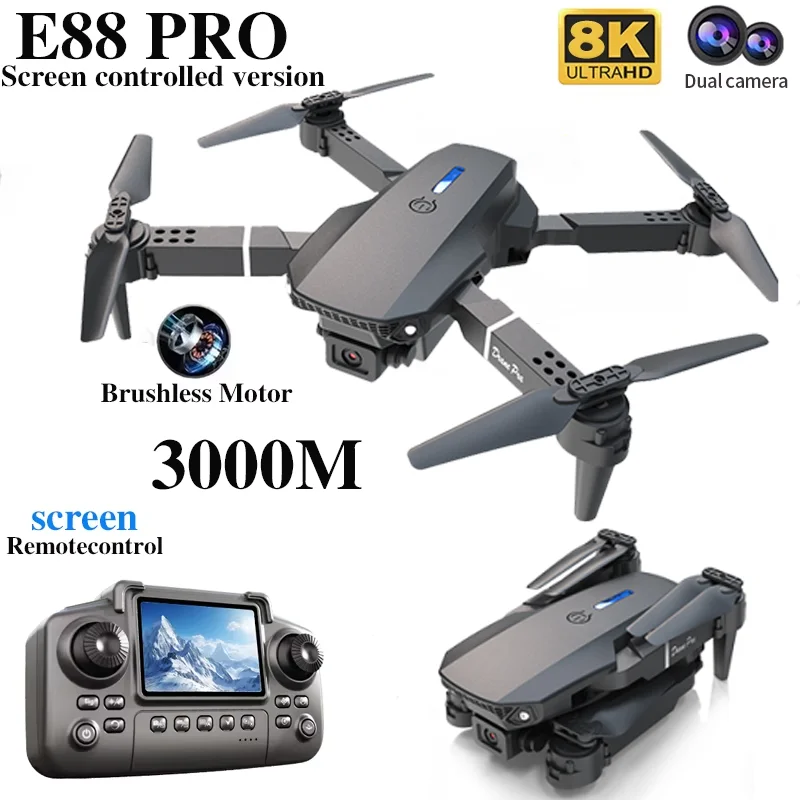 Drone Profesional E88 PRO deng - Drone Ae Rc ulasan dan harga