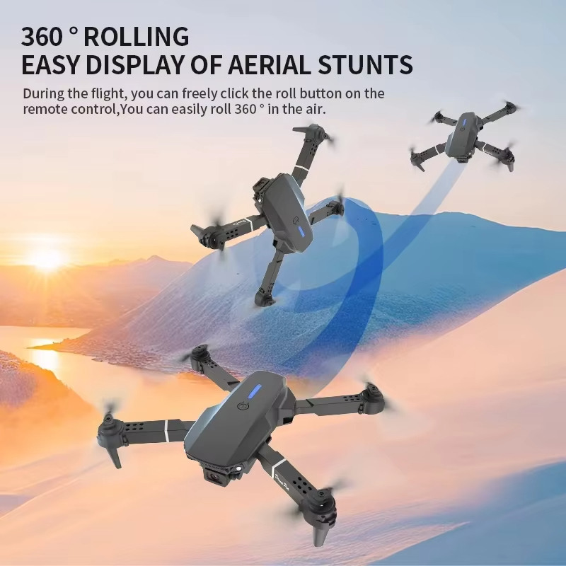 Drone E88 Baru 2026 Kamera 8K  - Drone E88 Rc Quadcopter ulasan dan harga