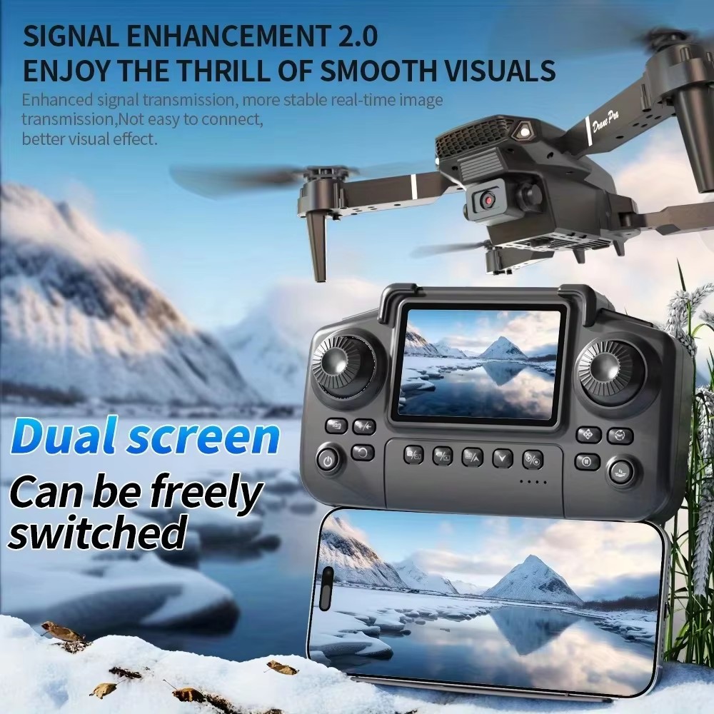 Drone E88 Terbaru 2026, Kamera - Drone E88 Rc Quadcopter ulasan dan harga