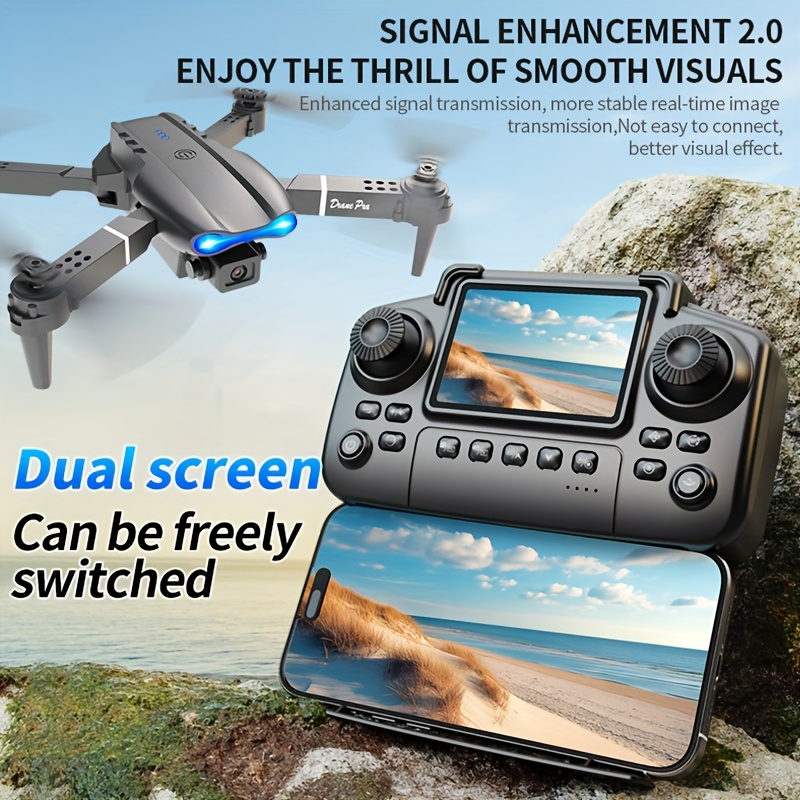 Drone Lipat E99 PRO MAX dengan - Drone Ae Rc ulasan dan harga