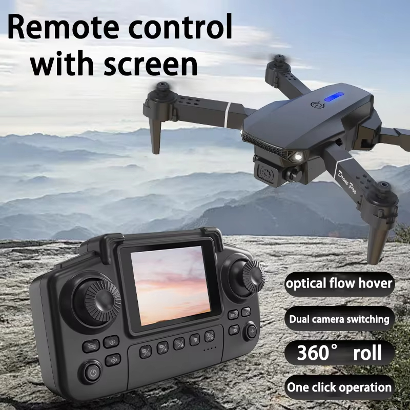 Drone Profesional 6K Sudut Leb - Drone E88 Rc Quadcopter ulasan dan harga